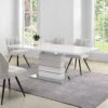 Hayne High Gloss White Extending Dining Table 6 To 8 Seater -Entreprise Cc Shop 11853750 6ac3 4b79 baa8 594b7ba9a0c7