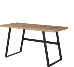 KLOTEN Oak Desk With Black Metal Legs -Entreprise Cc Shop 71PJea7Eh1L. AC SL1500