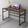 Sleek Design Computer Desk Home Office Table 100 X 50 X 72 Cm , Walnut Colour -Entreprise Cc Shop 78ed1681 8a59 4c06 ac23 30c3ac96823a