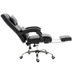 Lawrence Executive Reclining Chair With Foot And Headrest In Black -Entreprise Cc Shop 81OTs4i9BxL. SL1500