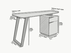 Soren Oak And White Desk With Cupboard 13 Soren Oak And White Desk With Cupboard -Entreprise Cc Shop 81VR9ZyeEOL. AC SL1500