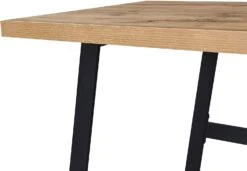 KLOTEN Oak Desk With Black Metal Legs -Entreprise Cc Shop 81nlSCjItdL. AC SL1500