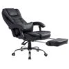 Luxury Extra Padded High Back Recline Faux Leather Relaxing Executive Chair With Footrest, MR34 Black -Entreprise Cc Shop 81s Z VTYsL. SL1500