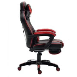 High Back Recliner Gaming Swivel Chair With Footrest & Adjustable Lumbar & Head Cushion, MR49 Black & Red 14 High Back Recliner Gaming Swivel Chair With Footrest & Adjustable Lumbar & Head Cushion, MR49 Black & Red -Entreprise Cc Shop 81uz0XikMDL. SL1500