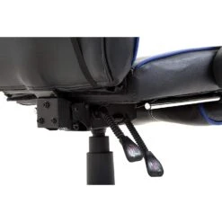 High Back Recliner Gaming Swivel Chair With Footrest & Adjustable Lumbar & Head Cushion, MR49 Black & Blue -Entreprise Cc Shop 81ywQMWG4pL. SL1500