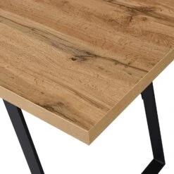 KLOTEN Oak Desk With Black Metal Legs -Entreprise Cc Shop 91XKWNFamxL. AC SL1500