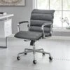 Kingston Vintage Effect Faux Leather Office Chair With Chrome Frame And Aluminium Base Grey 1 Kingston Vintage Effect Faux Leather Office Chair With Chrome Frame And Aluminium Base Grey -Entreprise Cc Shop 96bdbbe2 8b92 474e 9ece 0f0ec284a951