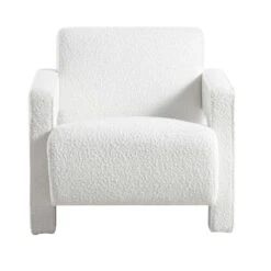 Brompton Sculptural Armchair, White Boucle -Entreprise Cc Shop ACH 2173 WHITE BOUCLE WB1