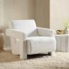 Brompton Sculptural Armchair, White Boucle 1 Brompton Sculptural Armchair, White Boucle -Entreprise Cc Shop ACH 2173 WHITE BOUCLE main
