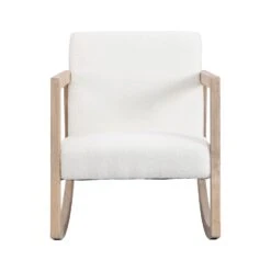 Fyne Ecru Boucle Rocking Armchair 15 Fyne Ecru Boucle Rocking Armchair -Entreprise Cc Shop ACH 38 ECRUBOUCLE WB2