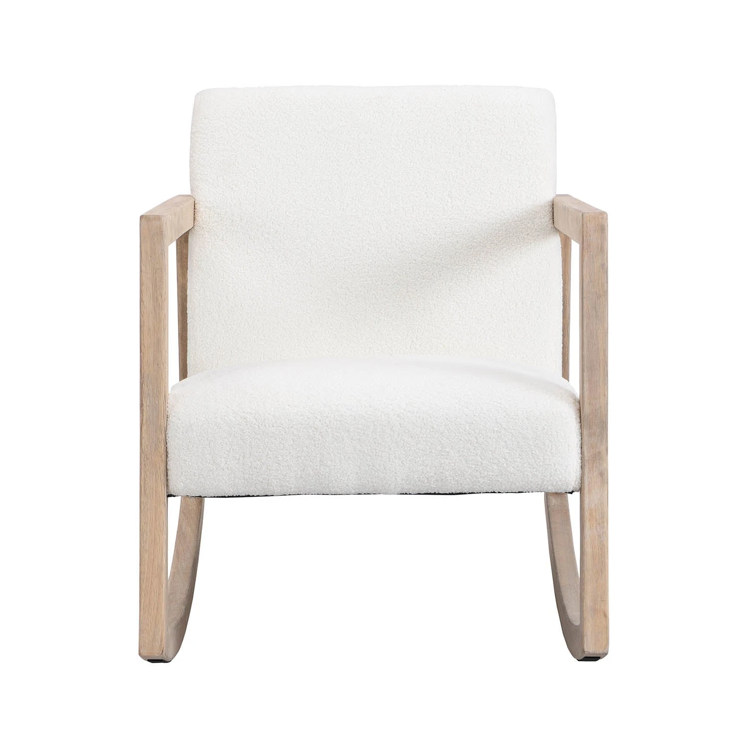 Fyne Ecru Boucle Rocking Armchair 6 Fyne Ecru Boucle Rocking Armchair - Image 4