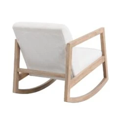 Fyne Ecru Boucle Rocking Armchair 18 Fyne Ecru Boucle Rocking Armchair -Entreprise Cc Shop ACH 38 ECRUBOUCLE WB4