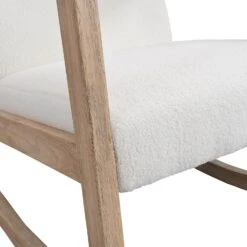 Fyne Ecru Boucle Rocking Armchair 20 Fyne Ecru Boucle Rocking Armchair -Entreprise Cc Shop ACH 38 ECRUBOUCLE detail2