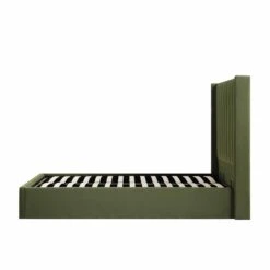 Wilton Moss Green Velvet Ottoman Storage Bed -Entreprise Cc Shop AH 017 MOSS VEL WB5