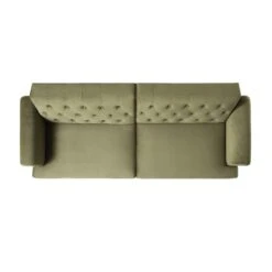 Hanney 3-Seater Chesterfield Sofabed In Moss Green Velvet -Entreprise Cc Shop AYSF 011 MOSSGREEN VEL WB6