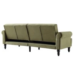 Hanney 3-Seater Chesterfield Sofabed In Moss Green Velvet -Entreprise Cc Shop AYSF 011 MOSSGREEN VEL WB8
