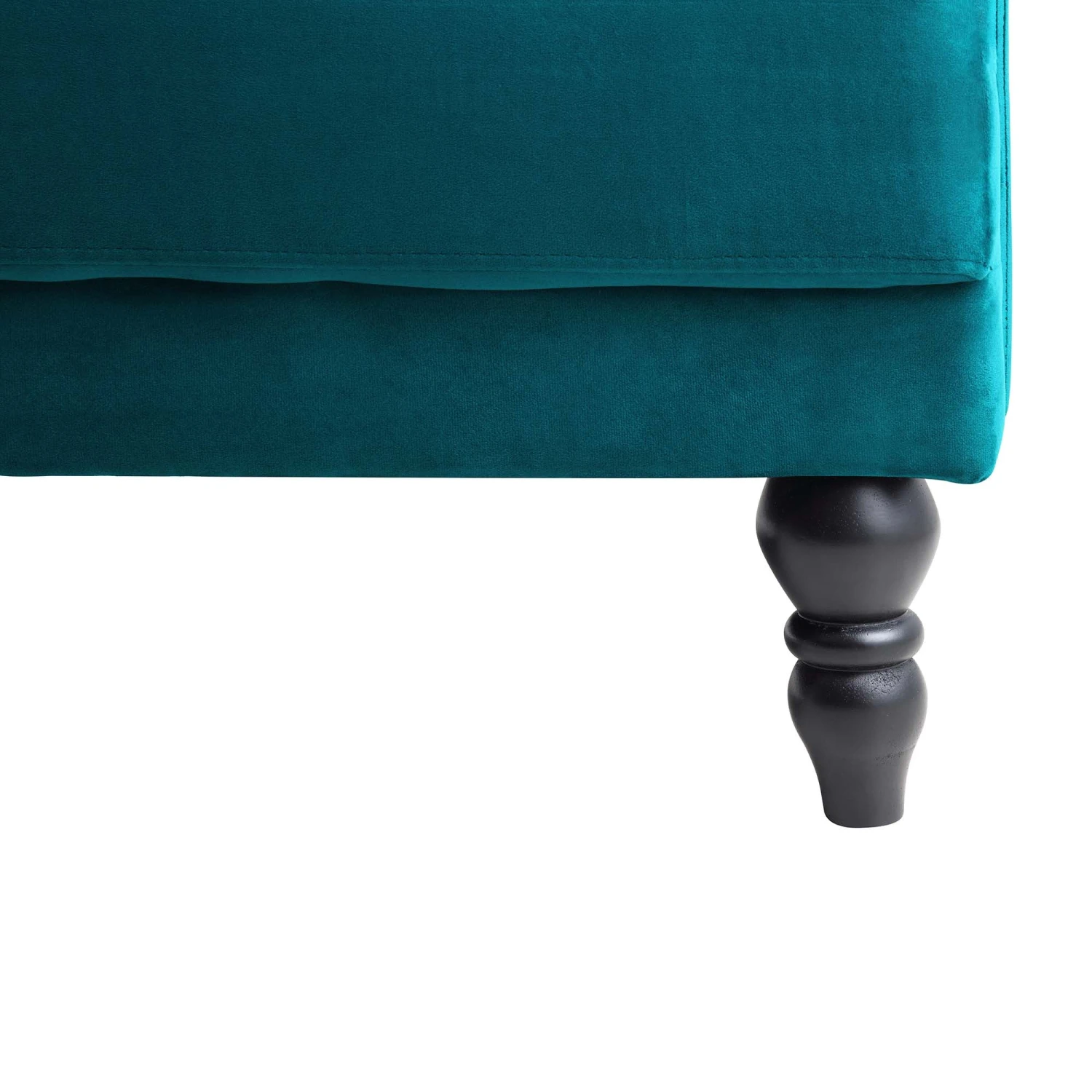 Hanney 3-Seater Chesterfield Sofabed In Teal Velvet 19 Hanney 3-Seater Chesterfield Sofabed In Teal Velvet - Image 17