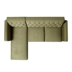 Hanney Chesterfield Chaise Sofabed In Moss Green Velvet 29 Hanney Chesterfield Chaise Sofabed In Moss Green Velvet -Entreprise Cc Shop AYSF 012 MOSSGREEN VEL WB8