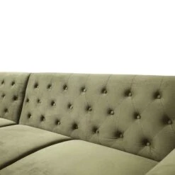 Hanney Chesterfield Chaise Sofabed In Moss Green Velvet 33 Hanney Chesterfield Chaise Sofabed In Moss Green Velvet -Entreprise Cc Shop AYSF 012 MOSSGREEN VEL detail2