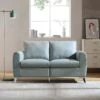 Noak 2-Seater Grey Faux Leather Sofa With Chrome Legs -Entreprise Cc Shop AYSF 014 GREY PU 2ST main