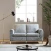 Noak 2-Seater Grey Woven Fabric Sofa With Chrome Legs 2 Noak 2-Seater Grey Woven Fabric Sofa With Chrome Legs -Entreprise Cc Shop AYSF 014 GREY WOVEN 2ST main