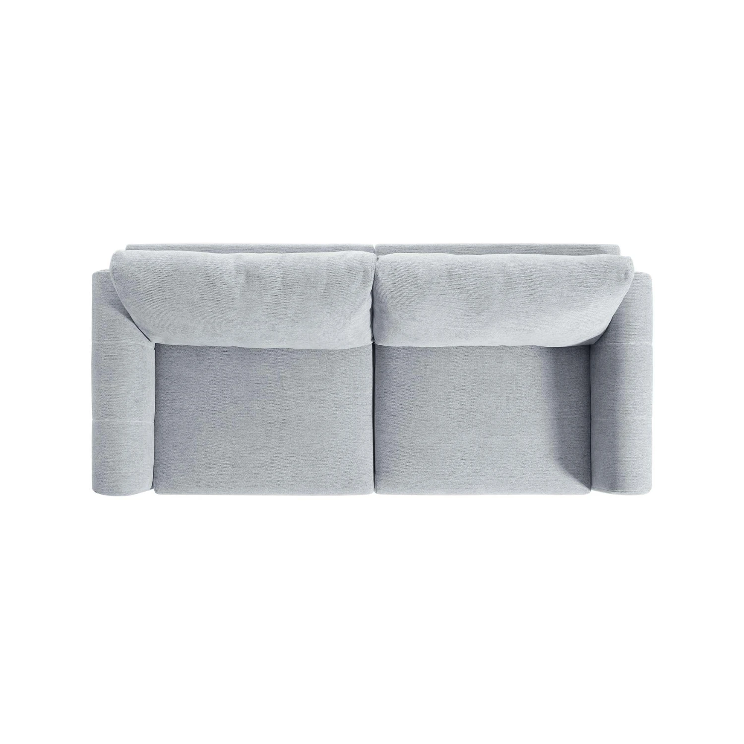 Noak 3-Seater Grey Woven Fabric Sofa With Chrome Legs 10 Noak 3-Seater Grey Woven Fabric Sofa With Chrome Legs - Image 8