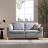 Noak 3-Seater Grey Woven Fabric Sofa With Chrome Legs 2 Noak 3-Seater Grey Woven Fabric Sofa With Chrome Legs -Entreprise Cc Shop AYSF 014 GREY WOVEN 3ST main