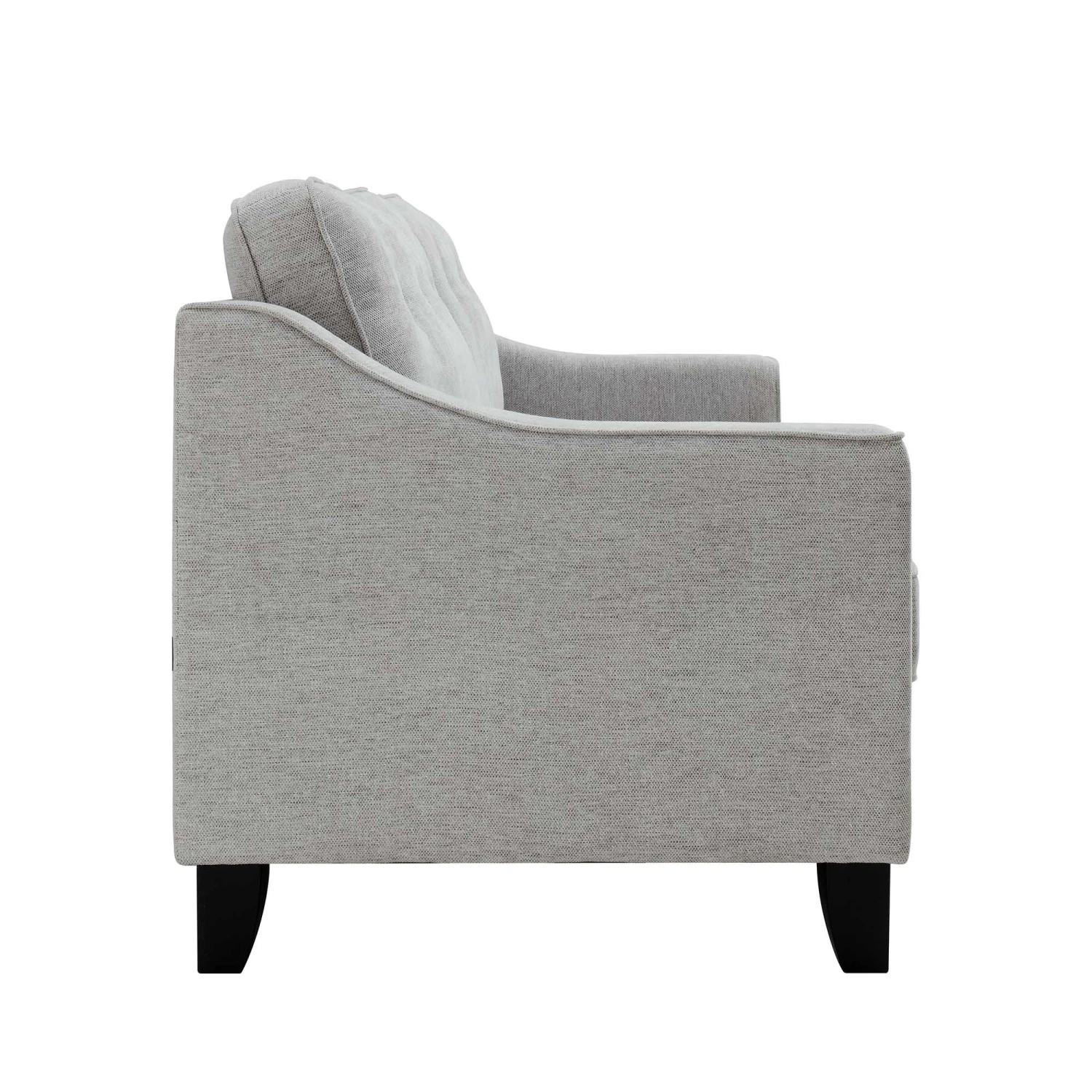 Harper 3-Seater Slope Arm Grey Woven Fabric Sofa 9 Harper 3-Seater Slope Arm Grey Woven Fabric Sofa - Image 7