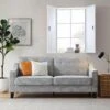 Harper 3-Seater Slope Arm Grey Woven Fabric Sofa 2 Harper 3-Seater Slope Arm Grey Woven Fabric Sofa -Entreprise Cc Shop AYSF 015 GREY WOVEN 3ST main