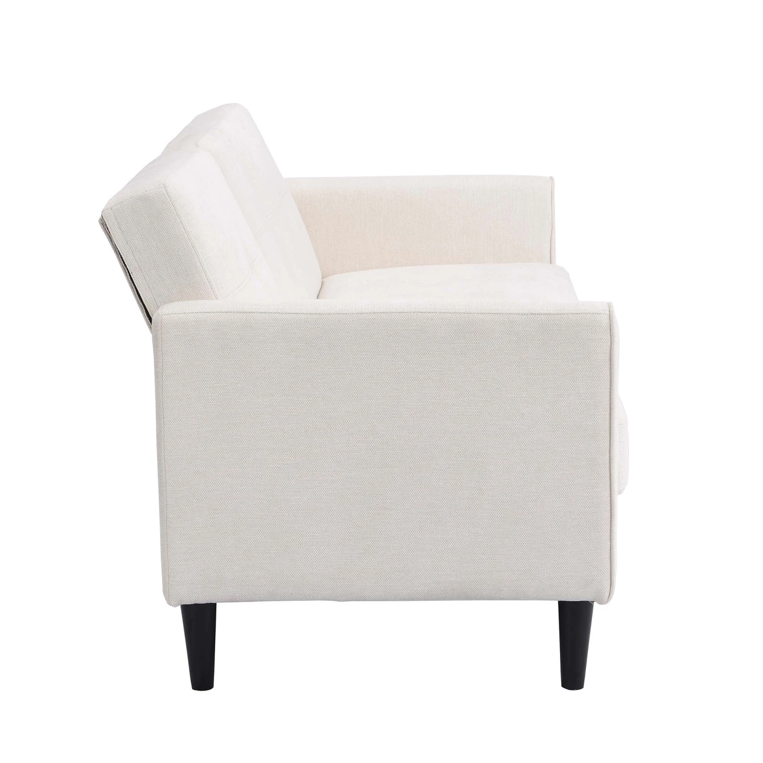 Latimer Beige Woven Fabric 3-Seater Storage Sofa Bed 21 Latimer Beige Woven Fabric 3-Seater Storage Sofa Bed - Image 19