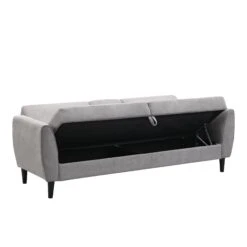 Latimer Light Grey Brushed Fabric 3-Seater Storage Sofa Bed 27 Latimer Light Grey Brushed Fabric 3-Seater Storage Sofa Bed -Entreprise Cc Shop AYSF 09 LGREYFAB 3ST WB10