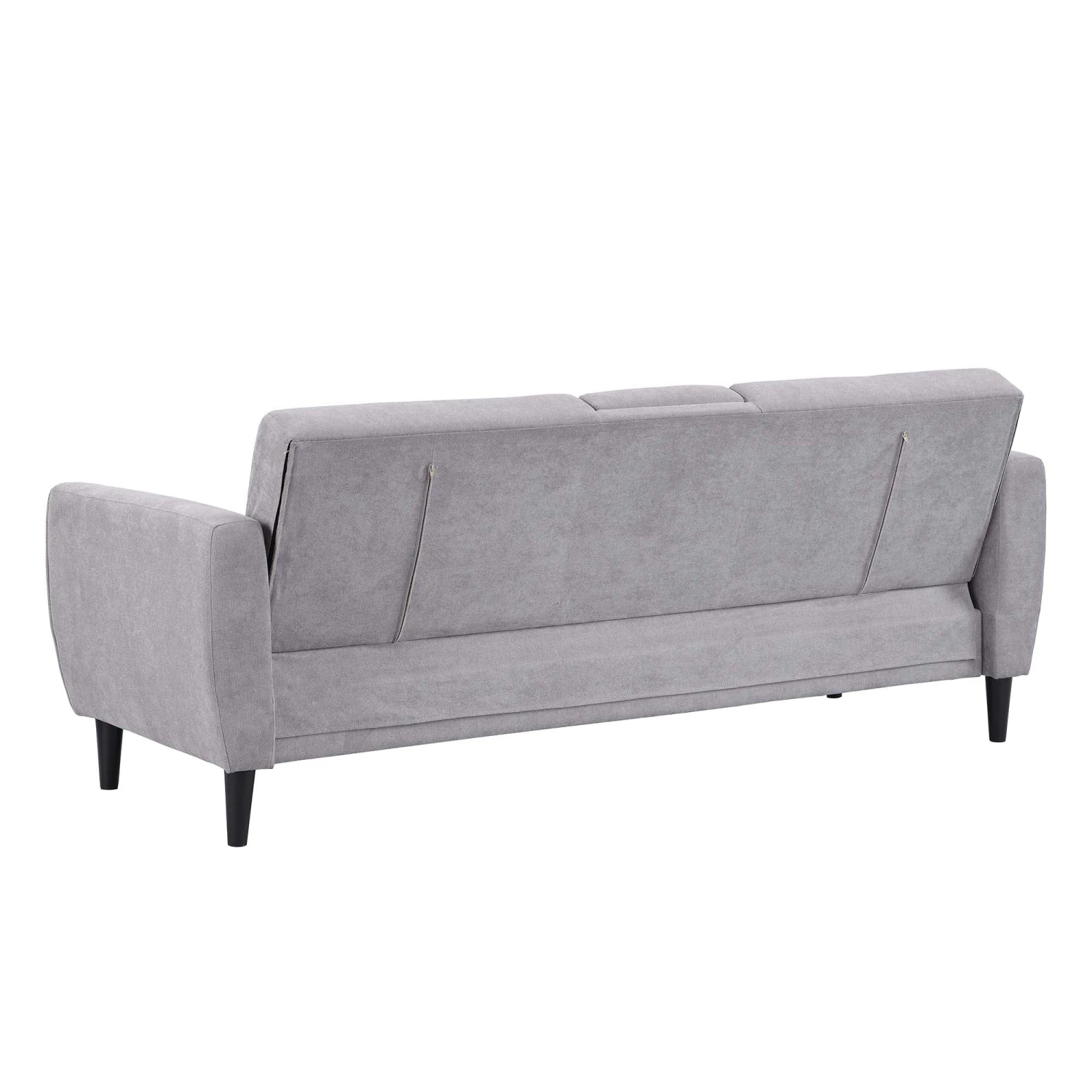 Latimer Light Grey Brushed Fabric 3-Seater Storage Sofa Bed 17 Latimer Light Grey Brushed Fabric 3-Seater Storage Sofa Bed - Image 15