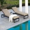 Albany Aluminium Sun Lounger And Side Table Set, Taupe -Entreprise Cc Shop AlbanyLoungerMAIN EDITED