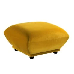 Gianni Pouffe, Goldenrod Velvet 20 Gianni Pouffe, Goldenrod Velvet -Entreprise Cc Shop BOSF 9678 GOLD VEL STOOL WB3