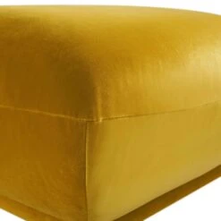 Gianni Pouffe, Goldenrod Velvet 21 Gianni Pouffe, Goldenrod Velvet -Entreprise Cc Shop BOSF 9678 GOLD VEL STOOL detail1