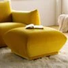 Gianni Pouffe, Goldenrod Velvet -Entreprise Cc Shop BOSF 9678 GOLD VEL STOOL main