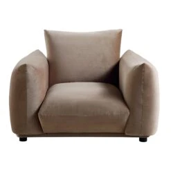Gianni Armchair, Mink Velvet 20 Gianni Armchair, Mink Velvet -Entreprise Cc Shop BOSF 9678 TAUPE VEL 1ST WB1