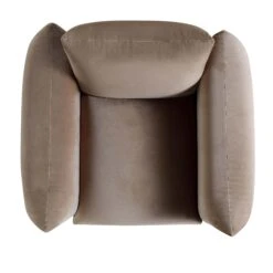 Gianni Armchair, Mink Velvet 23 Gianni Armchair, Mink Velvet -Entreprise Cc Shop BOSF 9678 TAUPE VEL 1ST WB3