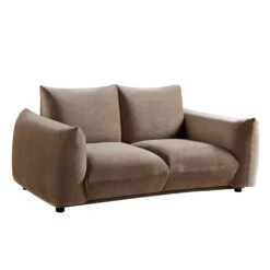 Gianni Two Seater Sofa, Mink Velvet 18 Gianni Two Seater Sofa, Mink Velvet -Entreprise Cc Shop BOSF 9678 TAUPE VEL 2ST WB2