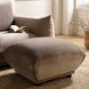 Gianni Pouffe, Mink Velvet 2 Gianni Pouffe, Mink Velvet -Entreprise Cc Shop BOSF 9678 TAUPE VEL STOOL main