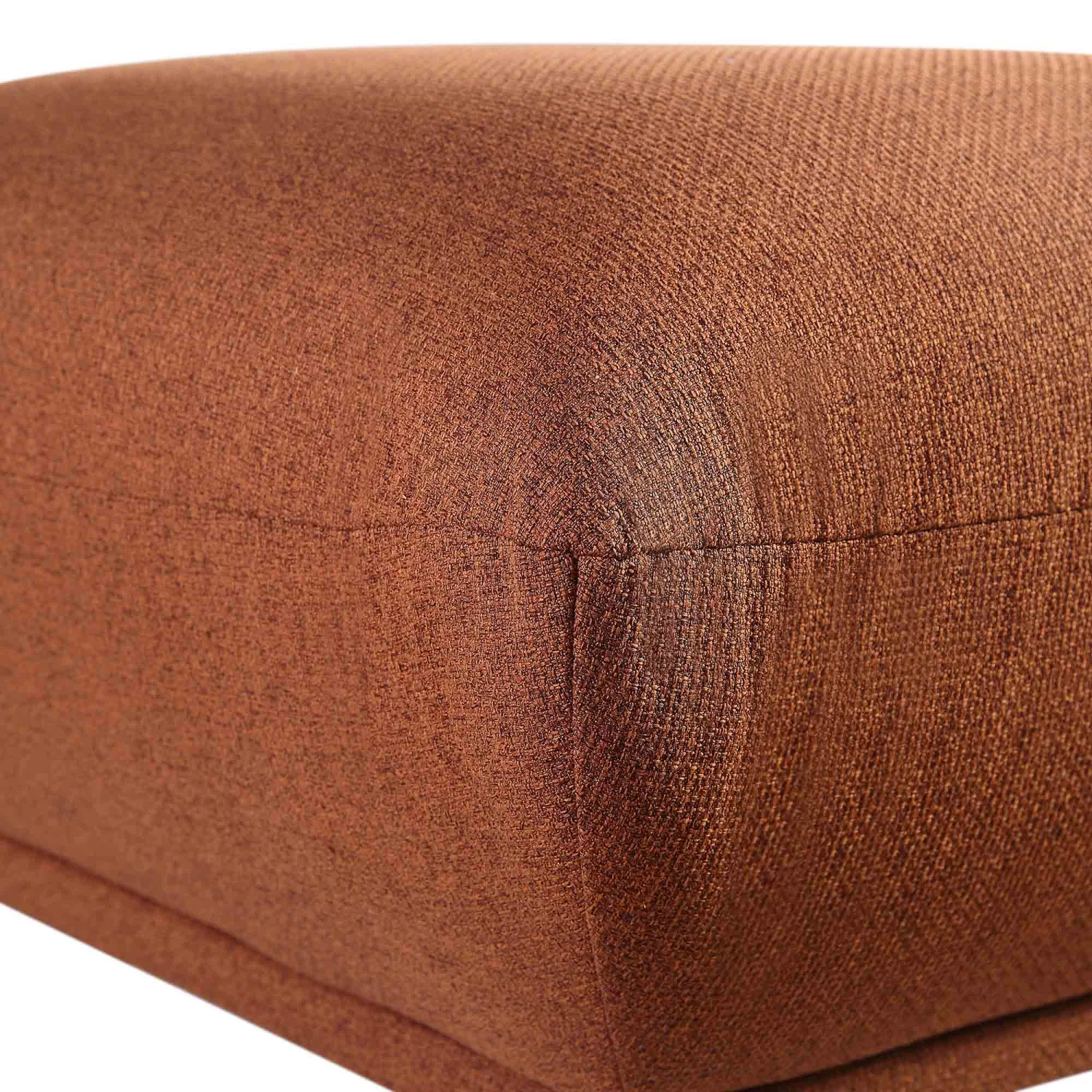 Gianni Pouffe, Terracotta Fabric 10 Gianni Pouffe, Terracotta Fabric - Image 8
