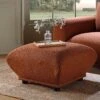 Gianni Pouffe, Terracotta Fabric -Entreprise Cc Shop BOSF 9678 TERRA LIN STOOL main