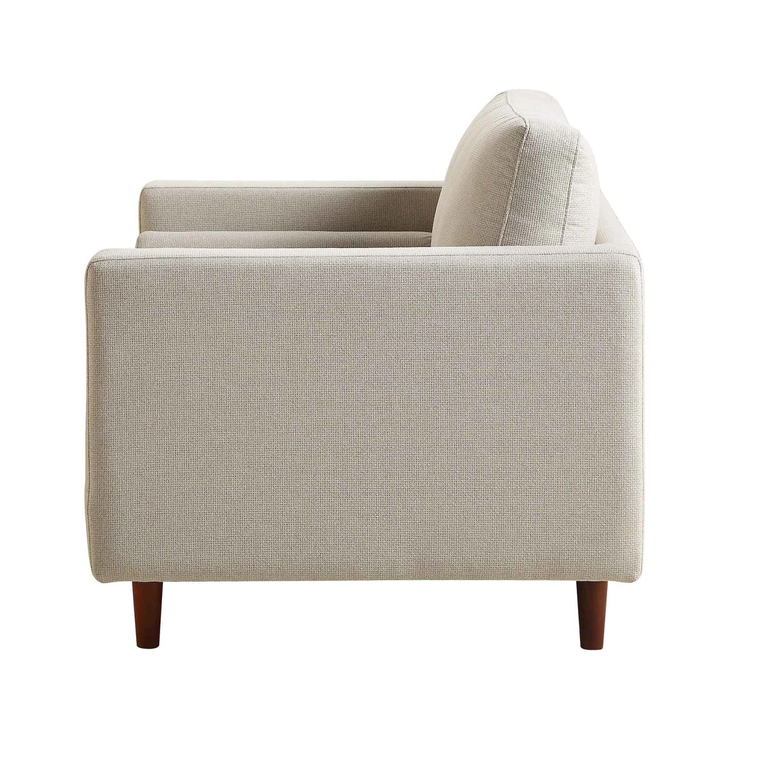 Henrietta Armchair, Beige Woven Fabric 9 Henrietta Armchair, Beige Woven Fabric - Image 8