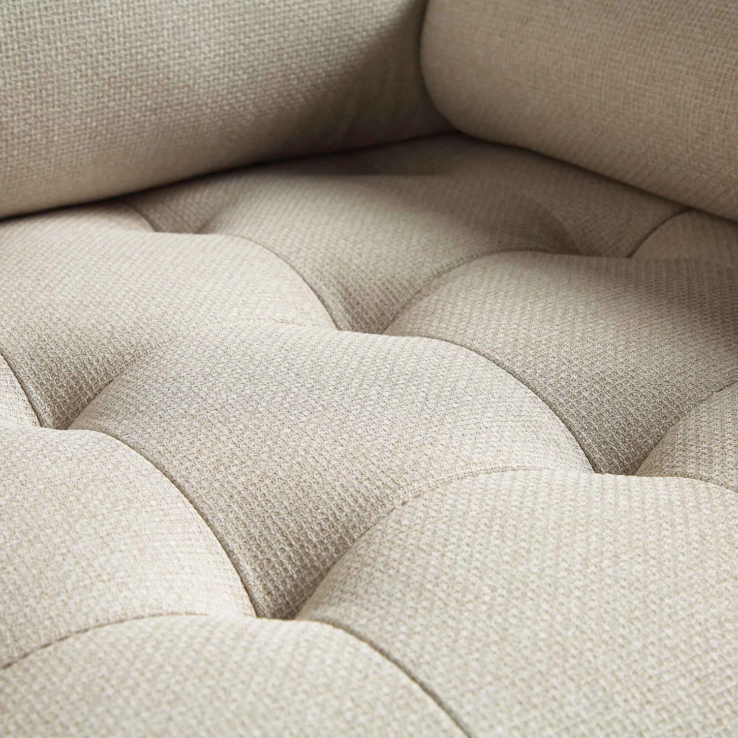 Henrietta Armchair, Beige Woven Fabric 14 Henrietta Armchair, Beige Woven Fabric - Image 13