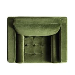 Henrietta Armchair, Moss Green Velvet 23 Henrietta Armchair, Moss Green Velvet -Entreprise Cc Shop BOSF 9680 FERN VEL 1ST WB3