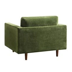 Henrietta Armchair, Moss Green Velvet 24 Henrietta Armchair, Moss Green Velvet -Entreprise Cc Shop BOSF 9680 FERN VEL 1ST WB4