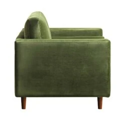 Henrietta Armchair, Moss Green Velvet 25 Henrietta Armchair, Moss Green Velvet -Entreprise Cc Shop BOSF 9680 FERN VEL 1ST WB5