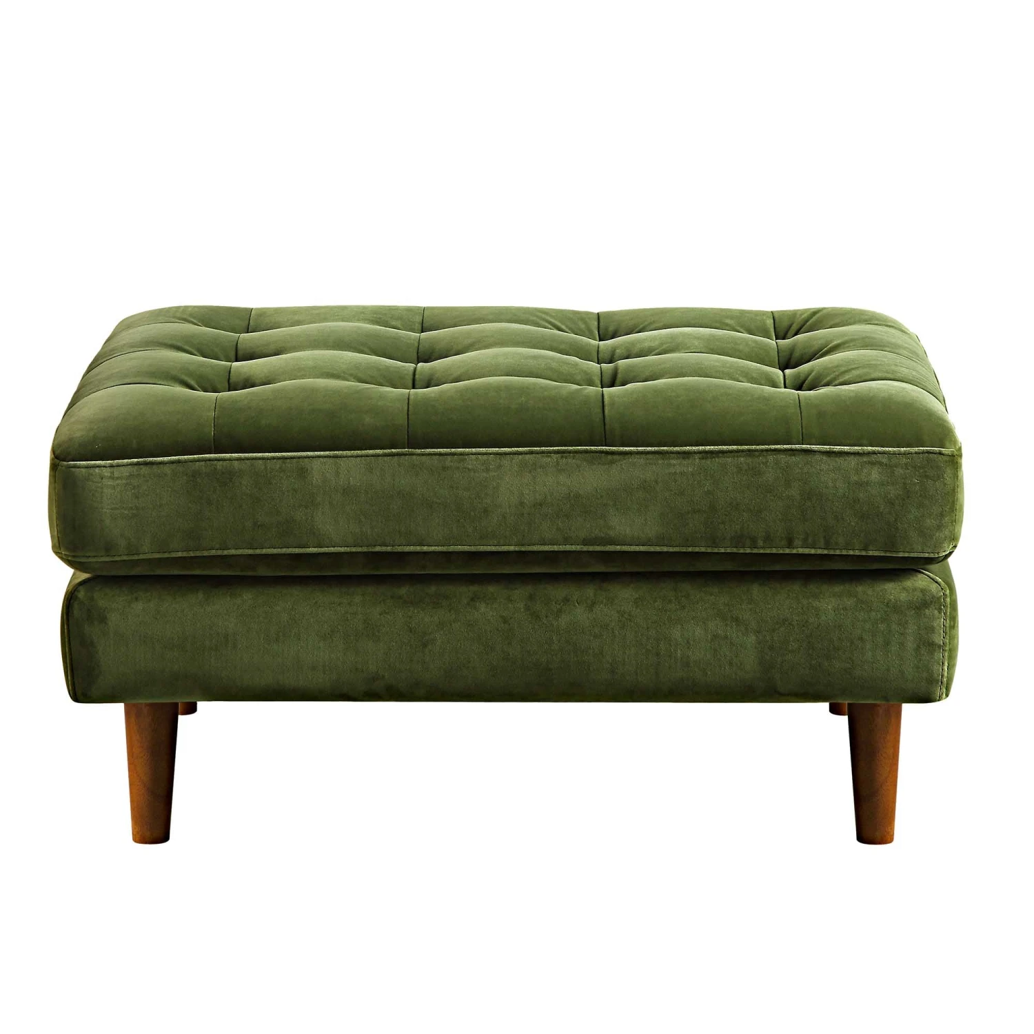 Henrietta Ottoman, Moss Green Velvet 7 Henrietta Ottoman, Moss Green Velvet - Image 5