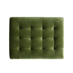 Henrietta Ottoman, Moss Green Velvet 20 Henrietta Ottoman, Moss Green Velvet -Entreprise Cc Shop BOSF 9680 FERN VEL STOOL WB4