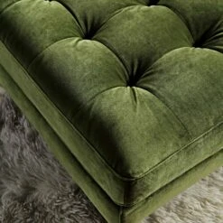 Henrietta Ottoman, Moss Green Velvet 15 Henrietta Ottoman, Moss Green Velvet -Entreprise Cc Shop BOSF 9680 FERN VEL STOOL scene3